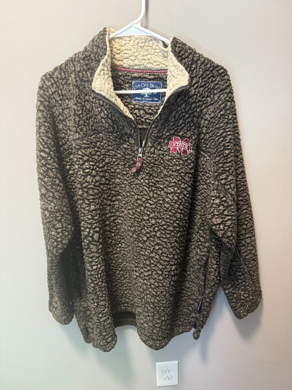 MS State Fuzzy Pullover - XL